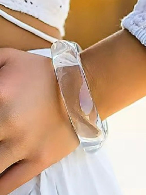 Clear Resin Bangle