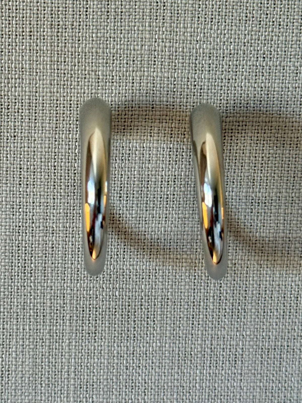Thick to Thin Stainless Steel Hoop Earrings