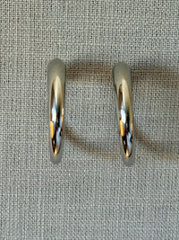 Thick to Thin Stainless Steel Hoop Earrings