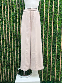 Delicate Cream Black Trouser