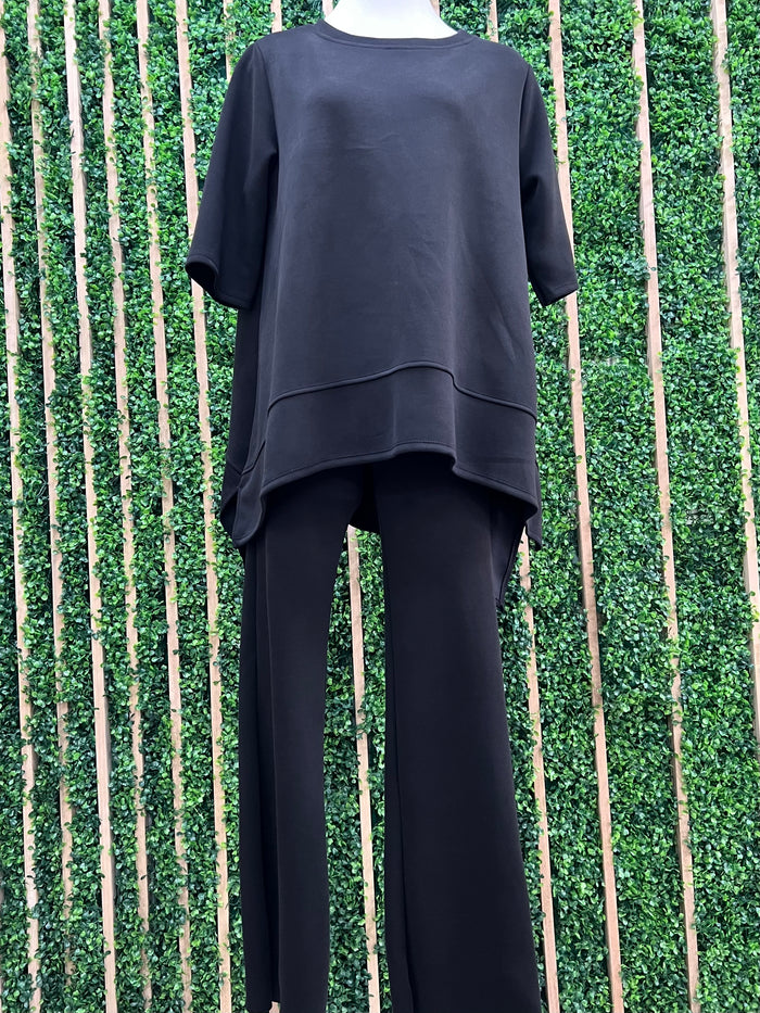 Black Modal pant Set
