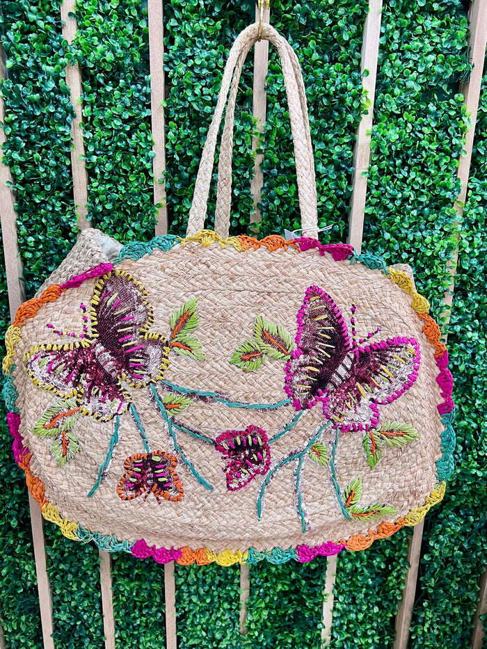 Exquisite Butterfly Multi Sequin Detail Bag