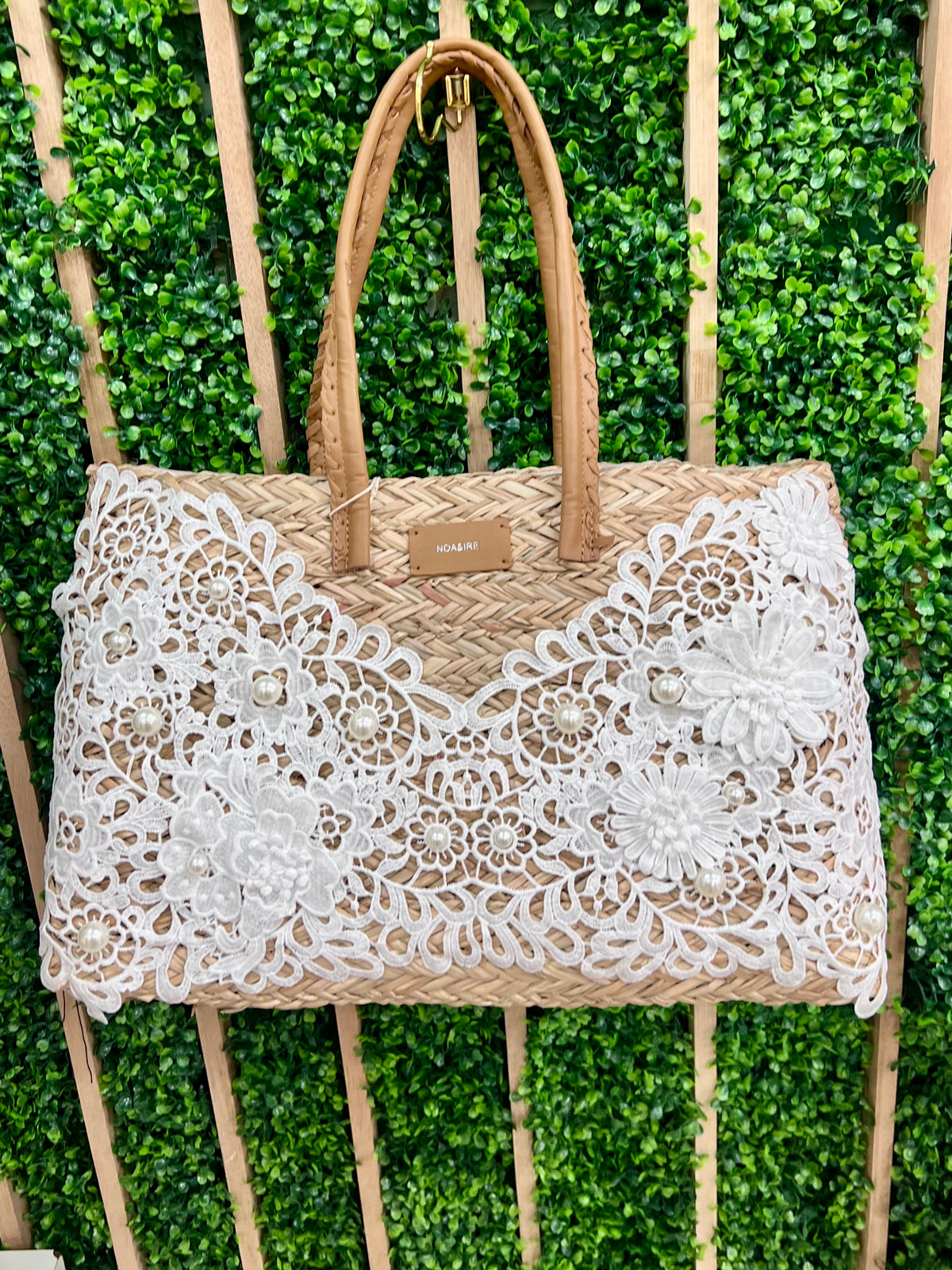 Exquisite White Lace Trim Bag