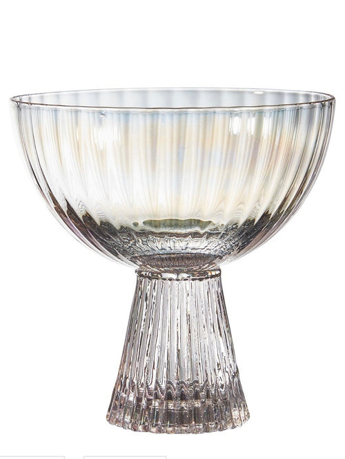 Beveled Champagne Coupe Glass