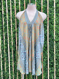 Boho Halter Short Dress