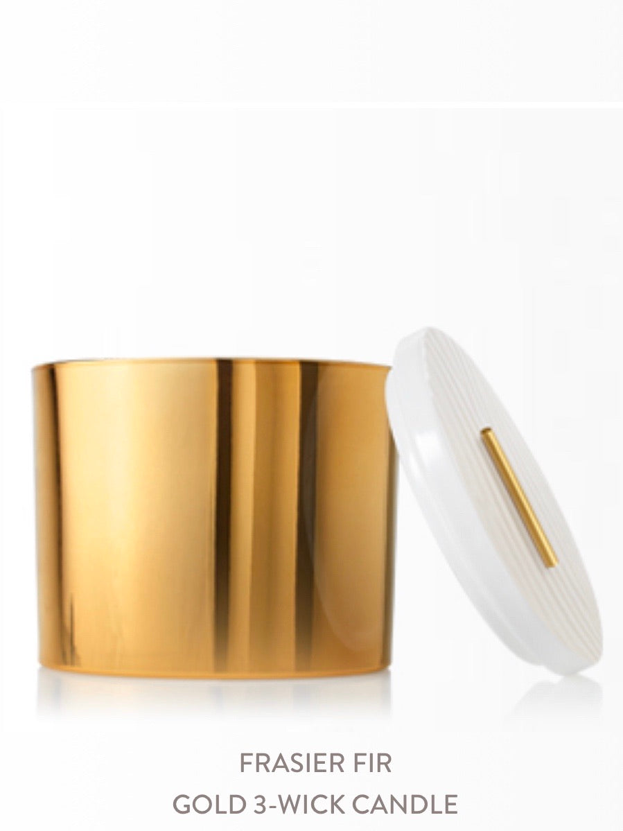 Frasier Fir 3 Wick Gold