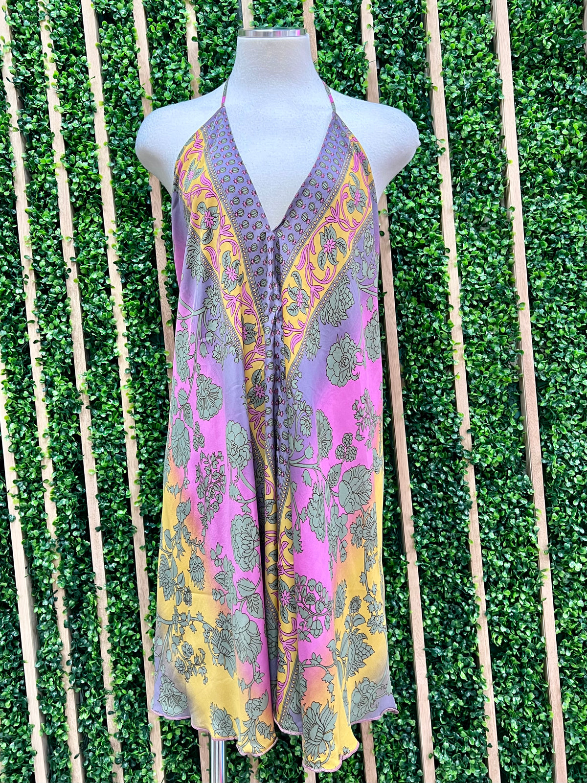 Boho Halter Short Dress