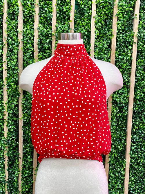 Exquisite Red Dots Blouse