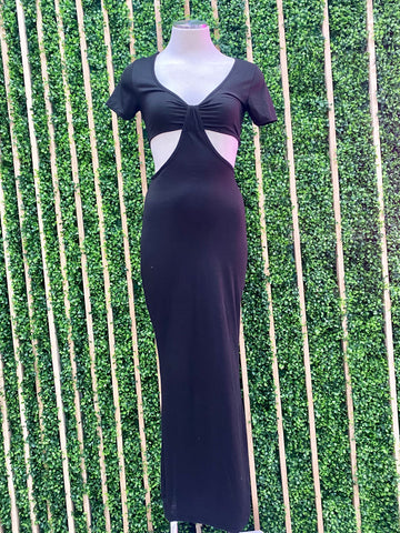 Sequin One Shoulder Midi Dress