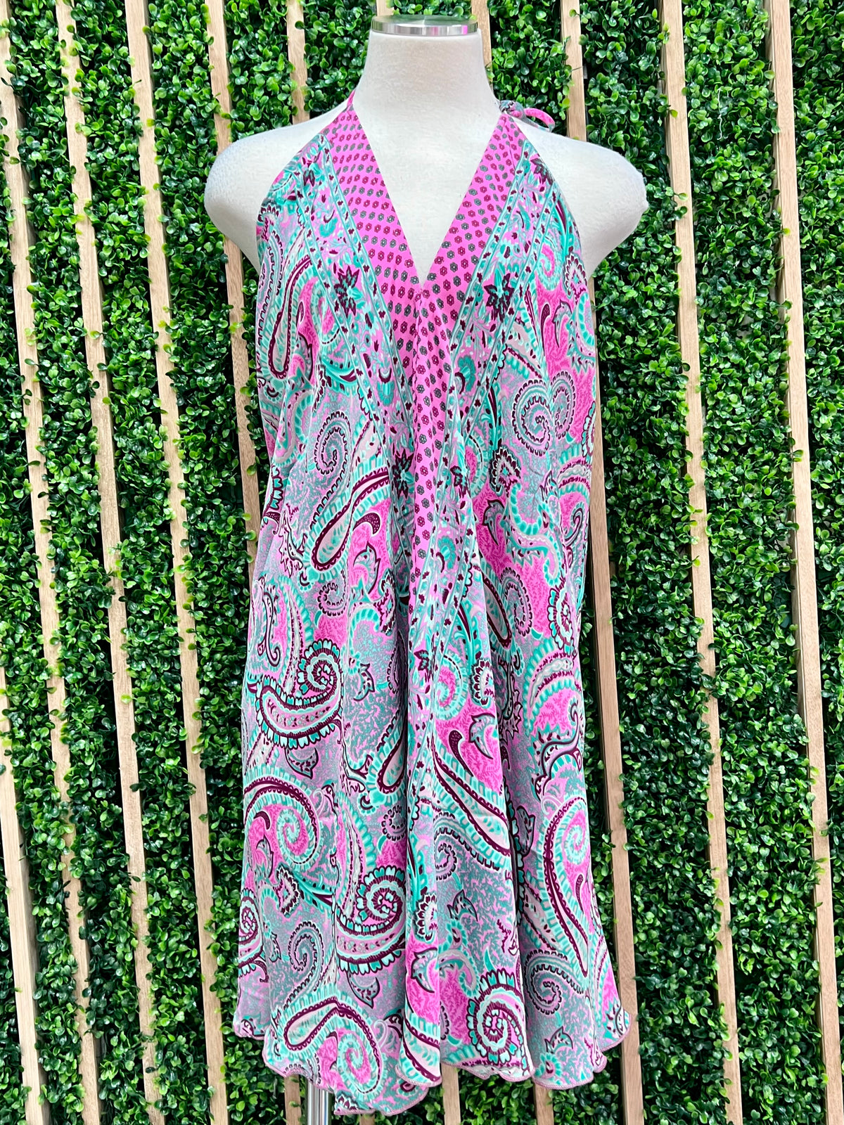 Boho Halter Short Dress