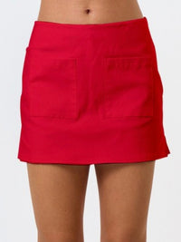 Stretch Woven Pocket Skort