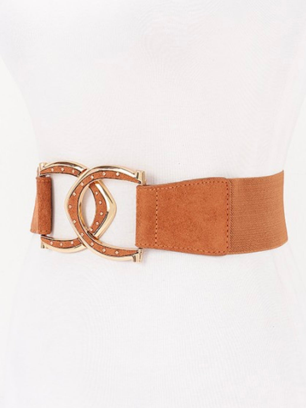Interlocking Buckle Wide Belt