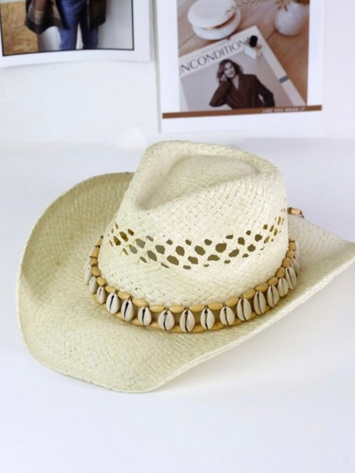 Seashell Band CowGirl Hat