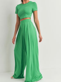 Short Sleeve Pant Set