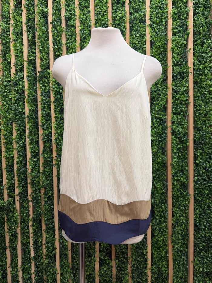 Colorblock Scallop Hem Cami