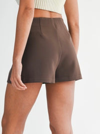 High Waist Straight Skort