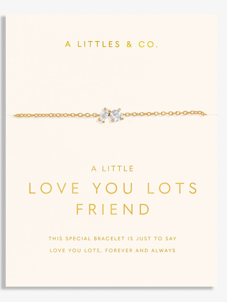 Little Moments Love You Friend Bracelet