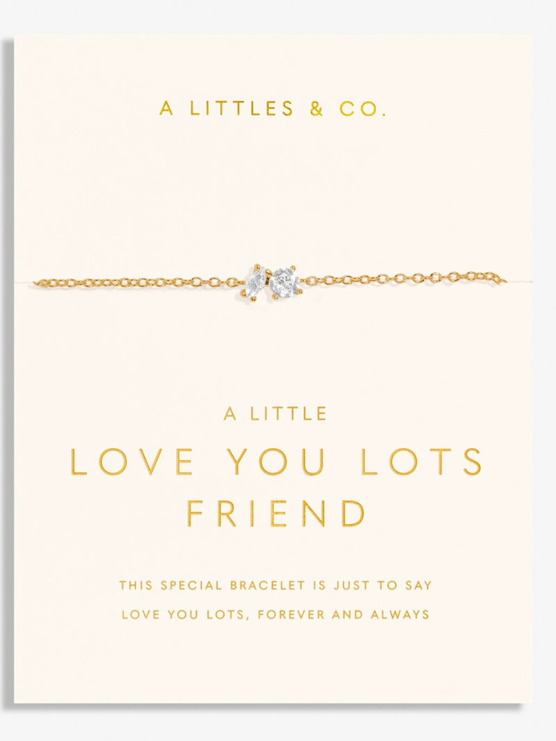 Little Moments Love You Friend Bracelet