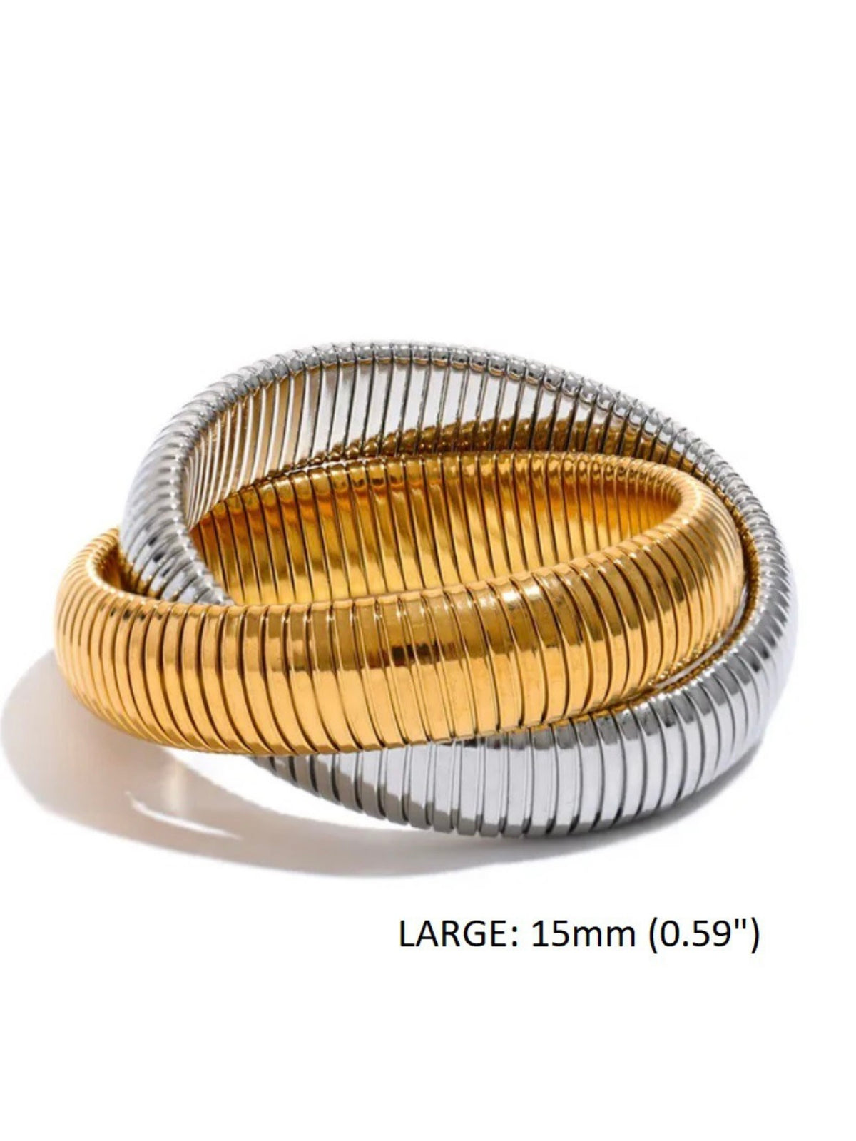 Dual Tone Cobra Bracelet