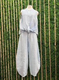 Linen Balloon Pants