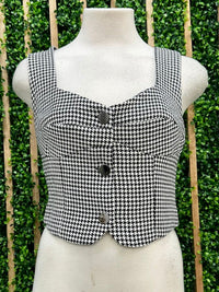 Checkered Vest Top