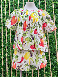 Beautiful Veggie Blouse