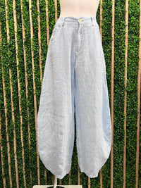 Linen Balloon Pants