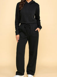 French Terry Fleece Hoodie Set