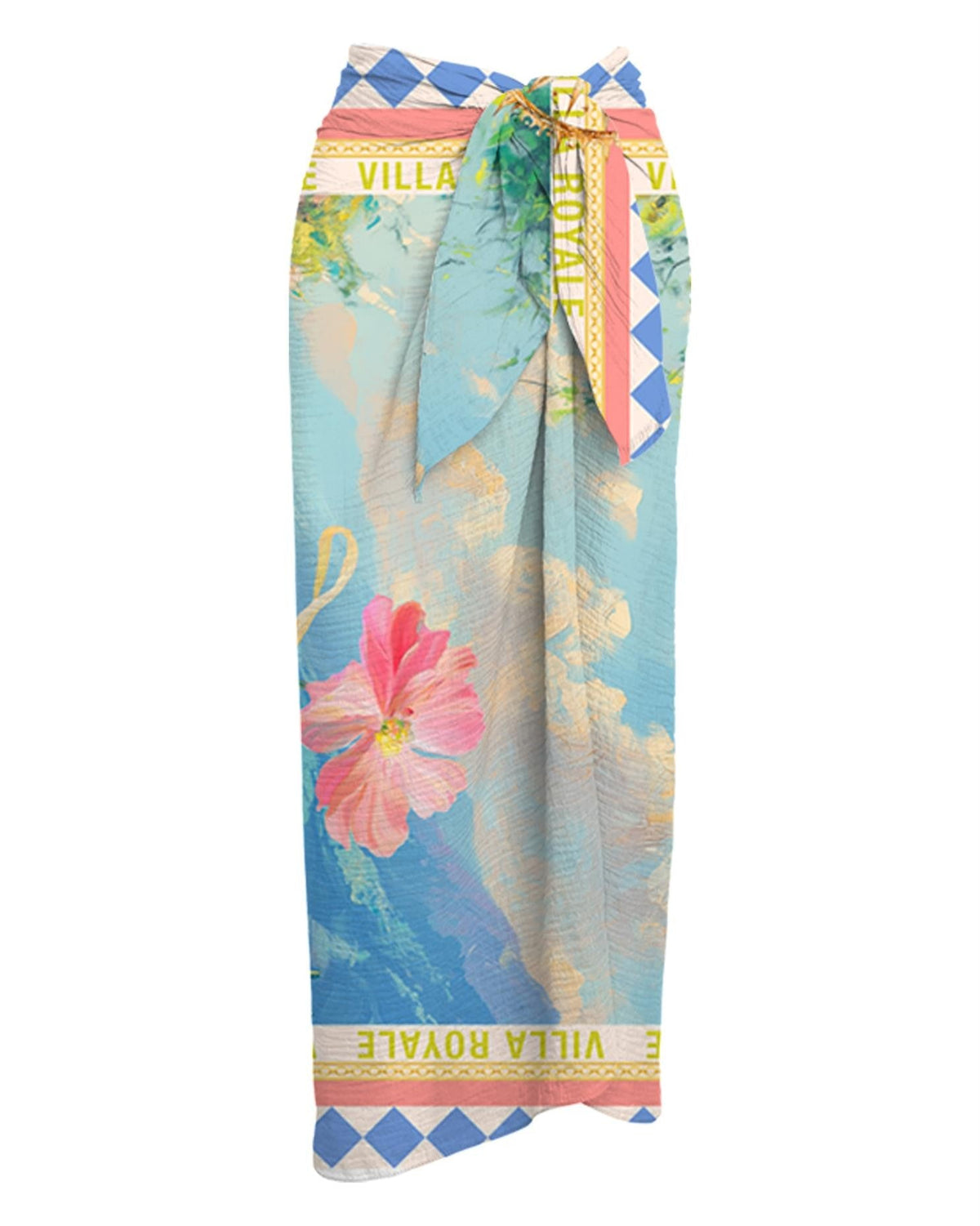 Villa Royale Tropical Maxi Sarong Cover-Up