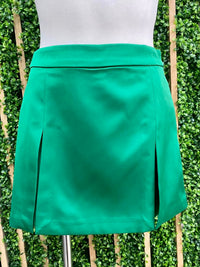 Satin Single Pleat Skort