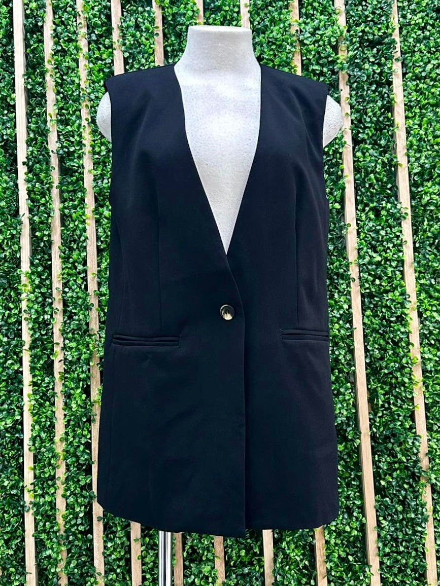 Oversized Long Vest