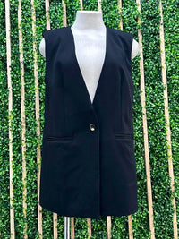 Oversized Long Vest