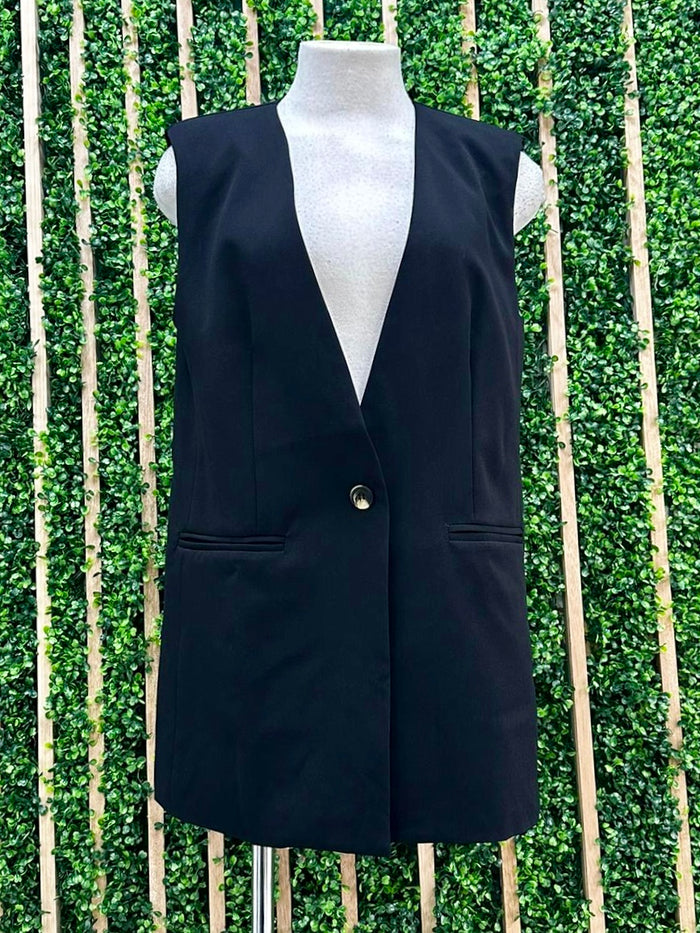 Oversized Long Vest