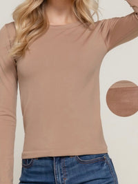 Thermal Classic Long-Sleeve Crewneck Top