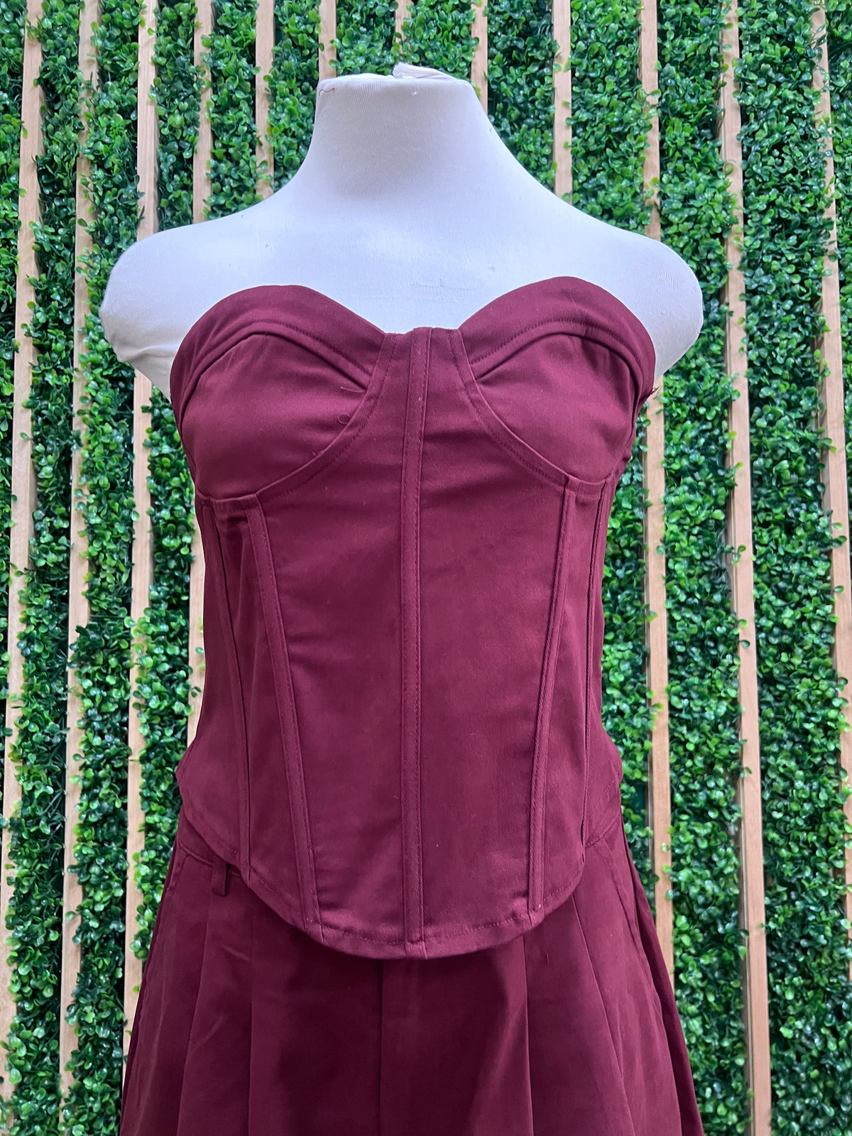 Strapless Corset Top