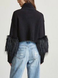 Exquisite Fur Detail Sweater