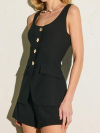 Beautiful Vest Suit Romper