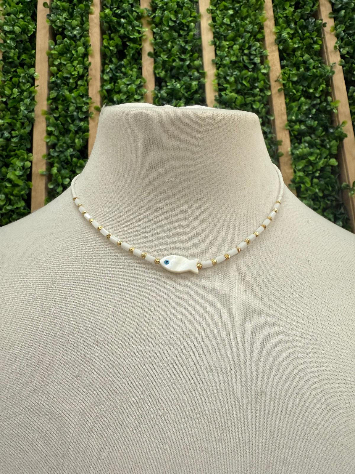 Greece Fish Eye Necklace