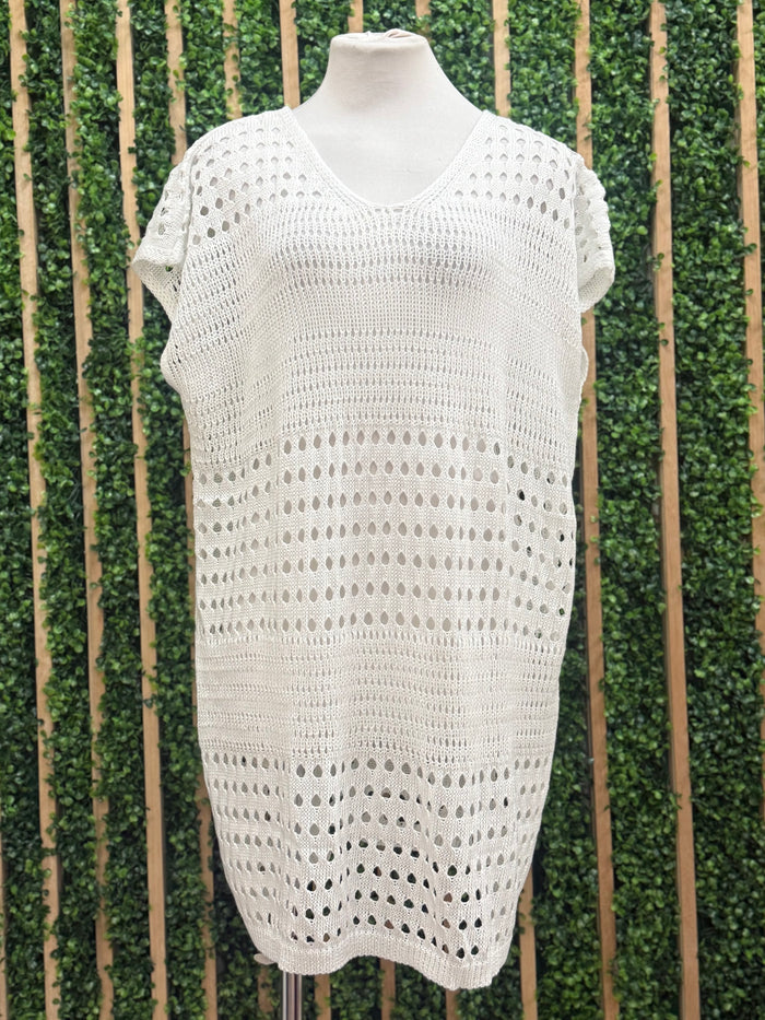 Boho Crochet Beach Cover Up Poncho