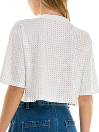 Embellished Cropped Shirt