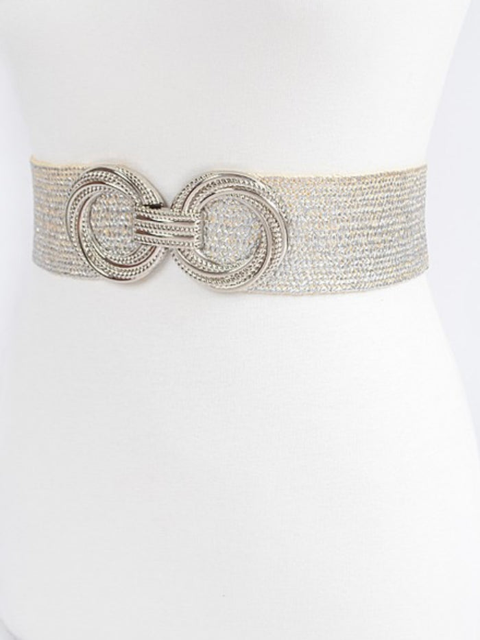 Double Circle Metallic Elastic Belt