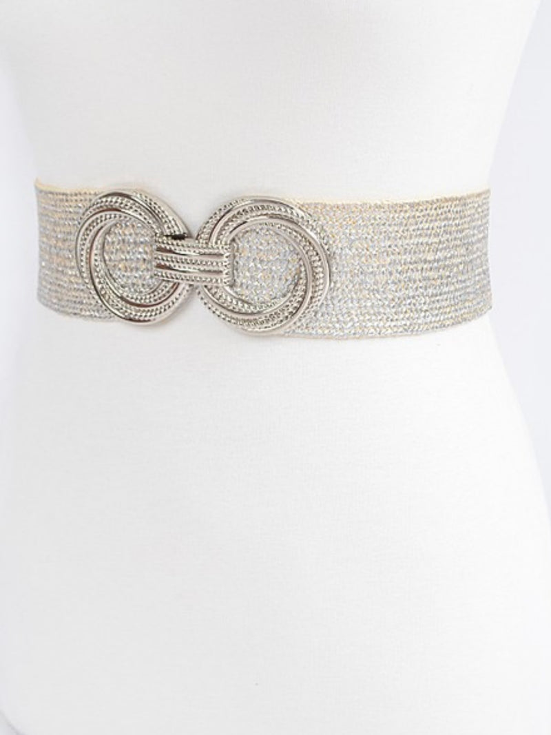Double Circle Metallic Elastic Belt