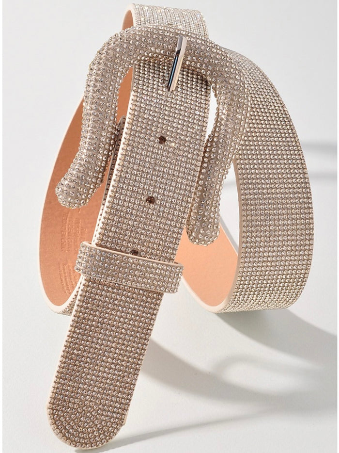 Glam Out Horseshoe Buckle Belt
