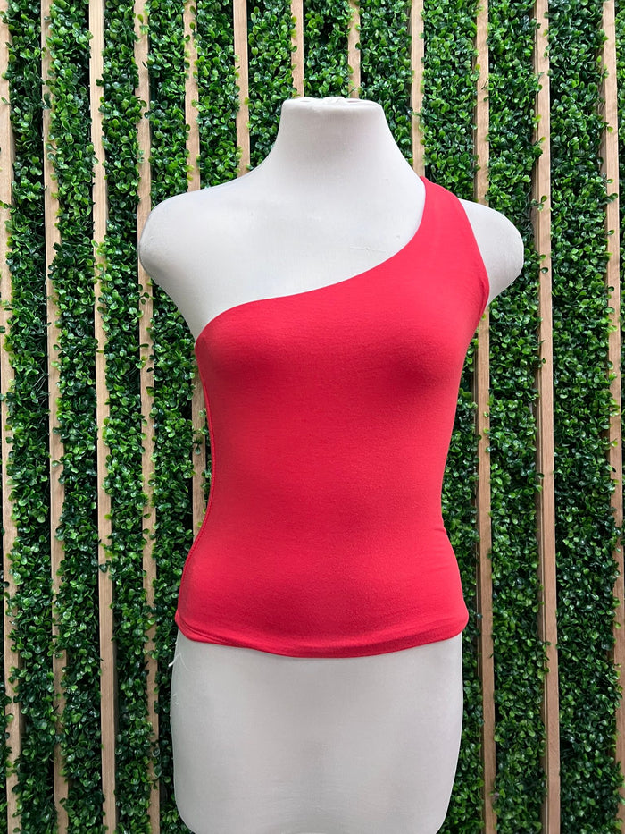 Smooth One Shoulder Basic Top