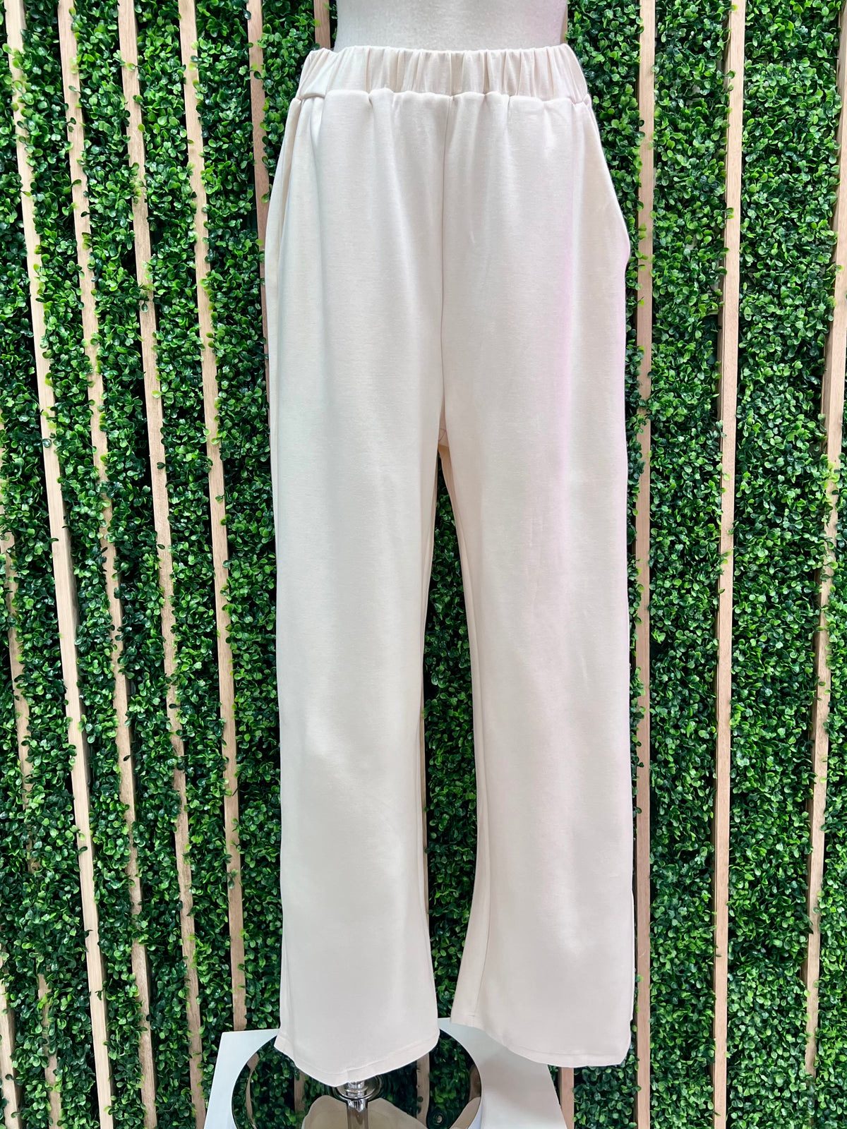 Bottom Slits Wide Leg Pant