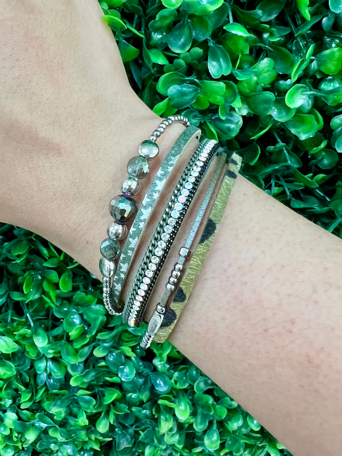 Leatherette Wrap Bracelets