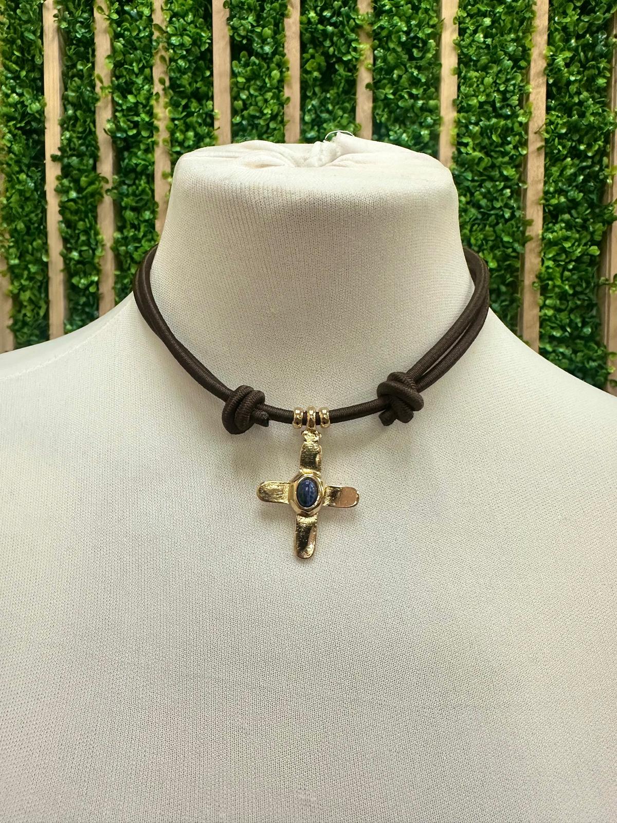 Emolo Knots Cross Necklace