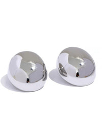 Large Oval Stud Earring