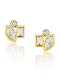 SJ Multi Shape Crystal Studs