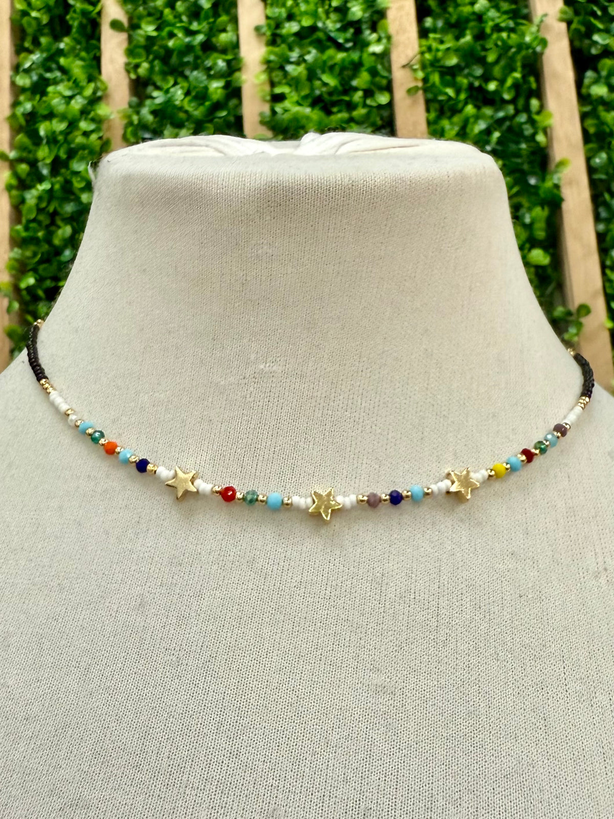 Star Detail Crystal Chokers